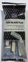 4 Pack Twin Blade Plus Disposable Razors for Men and Women 
