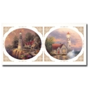 Thomas Kinkade Painter of Light - Instant Wall Stencils - Lighthouses of Peace and Hope 