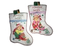 Sejati Environmental Trading Company, Inc. Rubies Costume Co. 15" Joyeux Noel Boy & Girl Stockings Set 