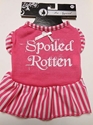 Spoiled Rotten T-shirt for Dogs (Small. Hot Pink) 