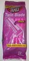 12 Pack Twin Blade Disposable Razors for Women 