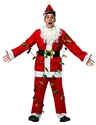 Rasta Imposta Mens National Lampoons Christmas Vacation Light Up Santa Suit, Red/White, One Size 
