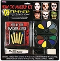 Costume Makeup Kit With An Informational Step By Step Guide 