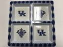 University of Kentucky (UK) NCAA 4-Section Melamine Server, Artwork by Kate McRostie 