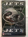 NFL Holographic New York Jets Poster 17" x 11" Football Logo 