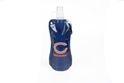 NFL Chicago Bears Flexible Foldable Reusable Hiking Water Bag / Bottle Blue 