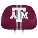 New Texas A&M NCAA Car Head Rest Covers 2-Pack 