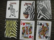 Zebra Deck Bicycle Playing Cards - 