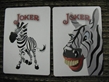 Zebra Deck Bicycle Playing Cards - 