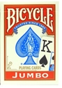 Bicycle 808 Rider Back Jumbo Index Red Playing Cards