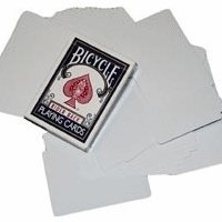 Bicycle Double Blank Deck Magic Cards 