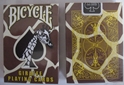 Bicycle Giraffe Deck Playing Cards Brown Yellow White Skin Back Design collectible bicycle playing cards, magic cards
