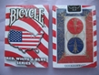 Bicycle Red, White and Blue Series 1 Map USA Design Playing Cards - 