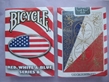 Bicycle Red, White and Blue Series 6 Oval Design Playing Cards - 