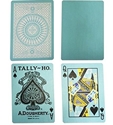 Blue Tally Ho Reverse Circle Back Limited Edition Playing Cards 
