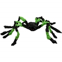 1m Giant Halloween Hairy BLACK & GREEN Monster Spider Tarantula Prop Decoration 