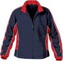 Stormtech Youth Jacquard Track Jacket in Navy Red & White Size Youth X-Large 