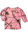 AP Pink RealTree Mini Infant Long Sleeve T-Shirt w/ Puff Sleeve Large 