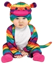 Fun World Rainbow Sock Monkey Toddler Costume 6-12M 