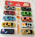 Fast Cars 16 Piece Set Including Street Signs 