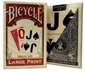 Bicycle® Large Print Bridge Playing Cards  