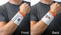 Fan Band MLB Detroit Tigers Wristband with Embroidered Designs, Collectible 