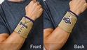 Fan Band MLB Milwaukee Brewers Vintage Style Wristband 