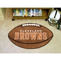 FANMATS Officially Licensed NFL Football Shaped Door Mat Cleveland Browns 