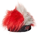 New! From Bleacher Creatures Tampa Bay Buccaneers Fuzzy Head Wig. Red and Silver 