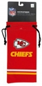 Kansas City Chiefs NFL Football Sunglass or Eyeglass Microfiber Drawstring Bag 